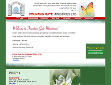 Tablet Screenshot of fountaingateministries.net